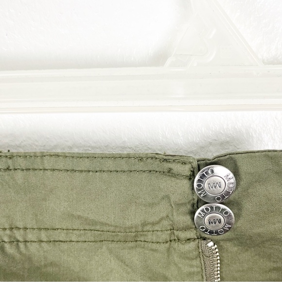 MOTTO Olive Green Front And Back Pockets Maxi Skirt, Size 26W - Picture 12 of 14